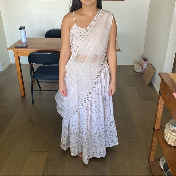 Pastel Pink Lehenga Choli Set - Picture 1 of 6